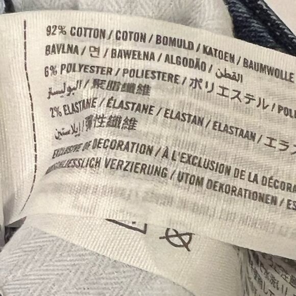 Abercrombie & Fitch Harper Low Rise Ankle Medium Wash Side Ribbon Size 4 - Picture 13 of 13